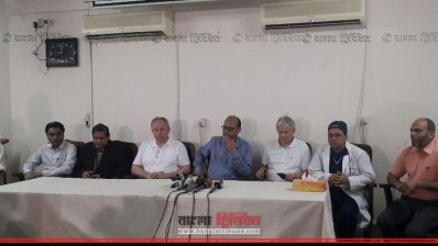 জোড়া মাথার শিশু দু&rsquo;টির এনজিওগ্রাম শেষে চিকিৎসকদের সংবাদ সম্মেলন 