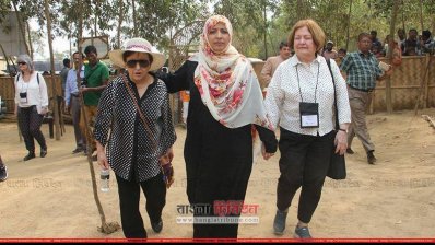 রোহিঙ্গাদের দেখতে নোবেল তিন জয়ী  
