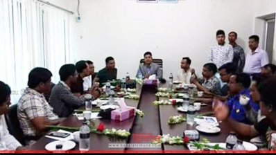 সাংবাদিকদের সঙ্গে পুলিশ সুপারের মতবিনিময়
