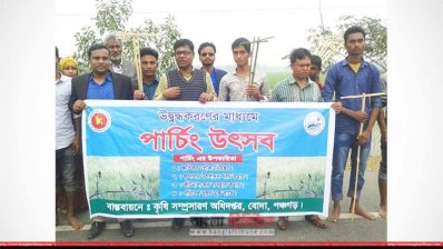 বোদা উপজেলায় পার্চিং উৎসব 