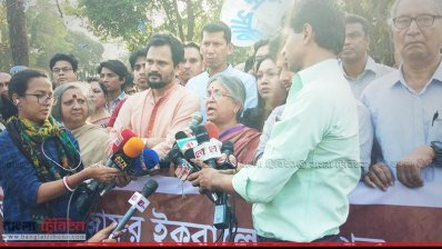 বক্তব্য রাখছেন সুলতানা কামাল