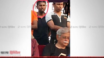 জাফর ইকবালের পেছনে দাঁড়ানো হামলাকারী ফয়জুল