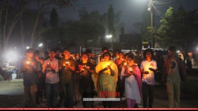 শাবিতে সম্মিলিত সাংস্কৃতিক জোটের মিছিল