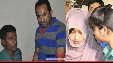 আদালতে গৃহকর্মী নির্যাতনকারী দম্পতি
