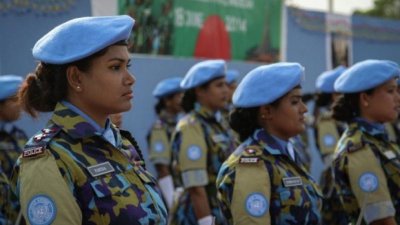 জাতিসংঘ শান্তিরক্ষা মিশনে বাংলাদেশের নারী (ছবি: সংগৃহীত)