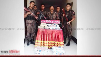 বিজিবির অভিযানে ভারতীয় পণ্য উদ্ধার