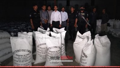 চাঁপাইনবাবগঞ্জে কাবিখা প্রকল্পের ৯০ টন চাল জব্দ