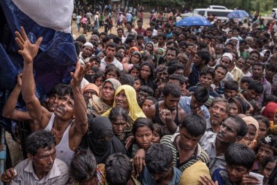কক্সবাজার শরণার্থী শিবিরের রোহিঙ্গারা