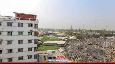 আগুনে পুড়ে ছাই হয়ে যাওয়া মিরপুর পল্লবীর বস্তি