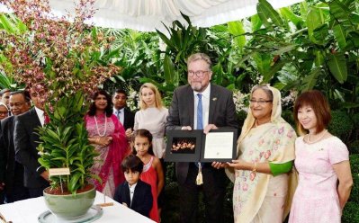সিঙ্গাপুরের বোটানিক গার্ডেন পরিদর্শন করে প্রধানমন্ত্রী, ছবি: ফোকাস বাংলা