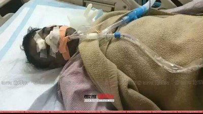 কাঠমান্ডুর হাসপাতালে চিকিৎসাধীন ইয়াকুব আলী রিপন
