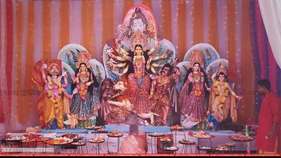 ব্রাহ্মণবাড়িয়ায় অনুষ্ঠিত হচ্ছে বাসন্তি পূজা
