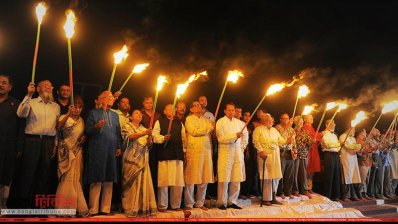 মশাল মিছিল (ছবি: নাসিরুল ইসলাম)