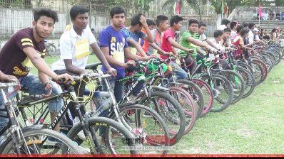 গোপালগঞ্জে স্বাধীনতা দিবস উপলক্ষে সাইক্লিং প্রতিযোগিতা 