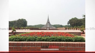 ২৬ মার্চ এর জন্য প্রস্তুত জাতীয় স্মৃতিসৌধ