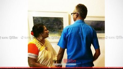 ছেলে কারু তিতাসের সঙ্গে ফেরদৌসী প্রিয়ভাষিণী
