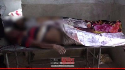 গাজীপুরে সড়ক দুর্ঘটনায় নিহতদের লাশ