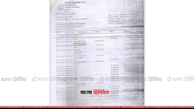 মিউচুয়াল ট্রাস্ট ব্যাংকে ছৈয়দ আলমের লেনদেনের ডকুমেন্ট