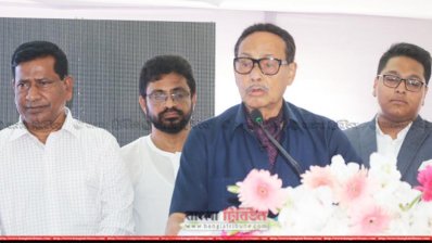 বক্তব্য রাখছেন হুসেইন মুহাম্মদ এরশাদ (ছবি- প্রতিনিধি)