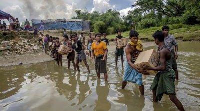 রোহিঙ্গাদের নিরাপদ আশ্রয়ে সরিয়ে নেওয়া শুরু করেছে বাংলাদেশ