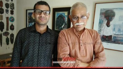 অধ্যাপক জাফর ইকবালের সঙ্গে শাবি প্রতিনিধি জাহিদ হাসান