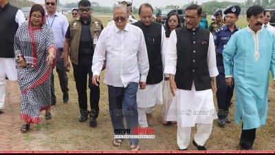 মুন্সিগঞ্জে রাষ্ট্রপতি