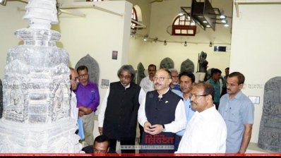 ভারতের অনুদানে নির্মিত রাজশাহীর উন্নয়ন প্রকল্প পরিদর্শন করছেন ভারতীয় হাইকমিশনার