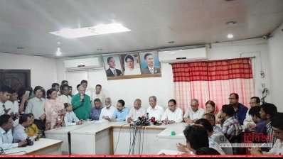 মির্জা ফখরুলের সংবাদ সম্মেলন