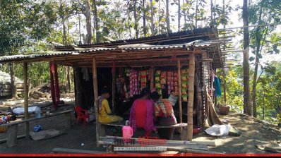 লংগদুর অগ্নিদুর্গত এলাকা