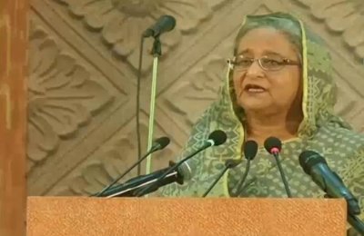 জাতীয় সংসদে বক্তব্য রাখছেন প্রধানমন্ত্রী শেখ হাসিনা