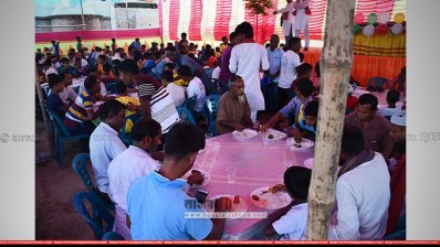 পহেলা বৈশাখ উদযাপনে জয়পুরহাটে জামাই-মেয়ে বরণ অনুষ্ঠান