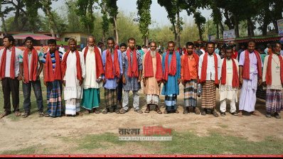 পহেলা বৈশাখ উদযাপনে জয়পুরহাটে জামাই-মেয়ে বরণ অনুষ্ঠান