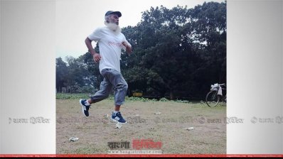 ধর্ষণ, হত্যা ও ধূমপানের বিরুদ্ধে সচেতনার জন্য দৌড়াচ্ছেন শাহজাহান 