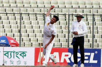 উত্তরাঞ্চলের বড় জয়ের পথে বল হাতে বিধ্বংসী ছিলেন ইয়াসিন আরাফাত। ছবি: বিসিবি