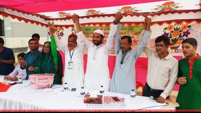 কাউন্সিলর প্রার্থীদের ঐক্যবদ্ধ প্রতিজ্ঞা- নির্বাাচিত হলে জনগণকে সঙ্গে নিয়ে কাজ করবেন তারা