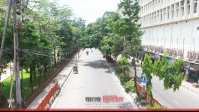 রাজধানীর ফাঁকা সড়ক