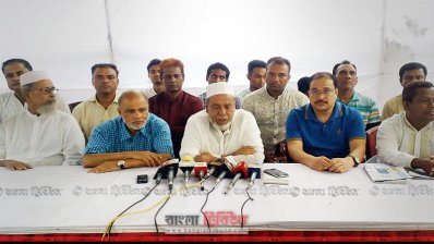 বিএনপি মেয়রপ্রার্থীর সংবাদ সম্মেলন (ছবি- প্রতিনিধি)