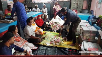 কেসিসিতে ভোট গ্রহণ শেষে চলছে ভোটগণনা