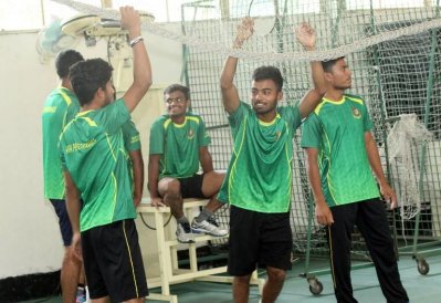 প্রথম দিন তরুণ ক্রিকেটারদের ফিটনেস নিয়ে কাজ হয়েছে। ছবি-বিসিবি