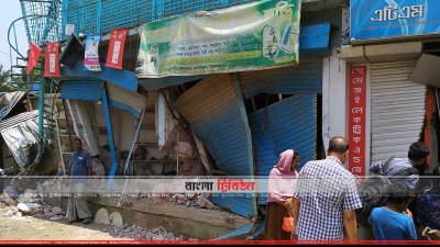 খিলক্ষেতে ডিএনসিসির উচ্ছেদ অভিযান