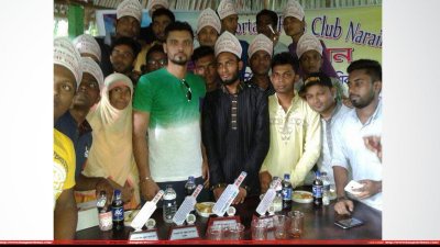 নড়াইলে মাশরাফিকে সংবর্ধনা (ফাইল ছবি)