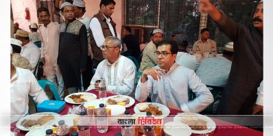 ইফতার মাহফিলে কাজী নাবিল আহমেদ