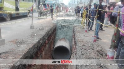 রাজধানীজুড়ে উন্নয়ন কাজ চলছে ধীর গতিতে