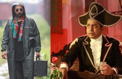 দুটি দৃশ্যে আফরান নিশো ও শহিদুজ্জামান সেলিম 