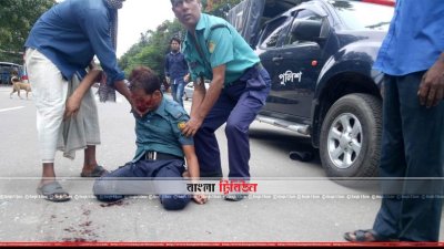 আহত চালক