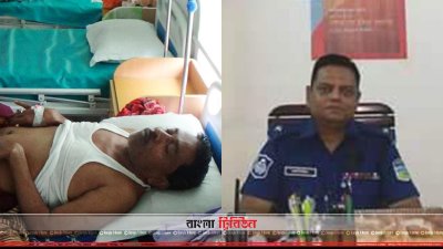 চেয়ারম্যান আব্দুল কুদ্দুস ও ওসি জাকিউর রহমান