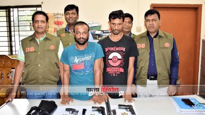 গ্রেফতার হওয়া দুই আসামি (ছবি- প্রতিনিধি)