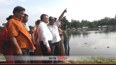 পরিস্থিতি পরিদর্শন করেন প্রশাসনের শীর্ষ কর্মকর্তারা