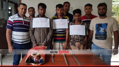 মুকসুদপুরে ডাকাতির প্রস্তুতিকালে তিন ডাকাত গ্রেফতার