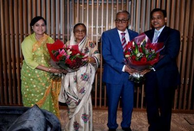 লন্ডনে রাষ্ট্রপতি, ছবি: বাসস